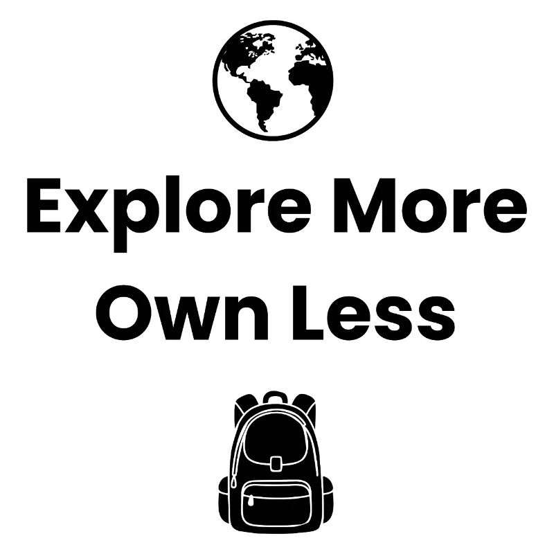 Explorez plus, possédez moins – Chemise d’aventure