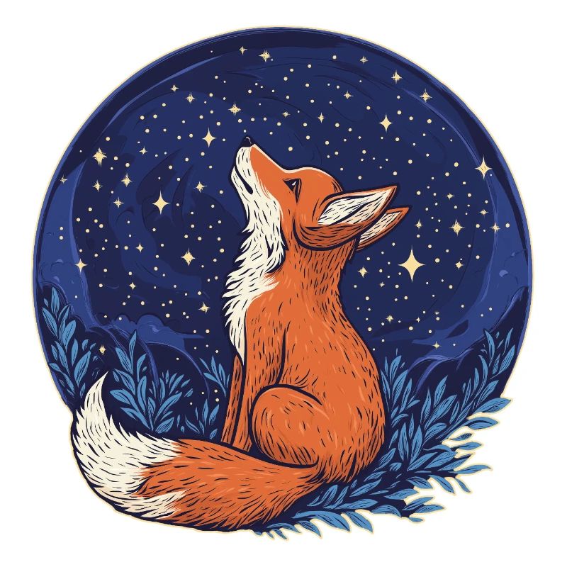 Renard et étoiles