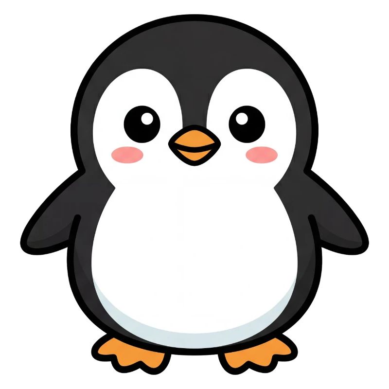 Adorable Penguin Pixel Pal