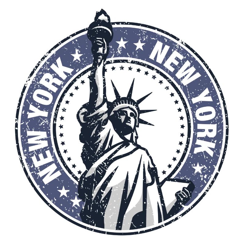 Cocarde de la Statue de la Liberté, NYC
