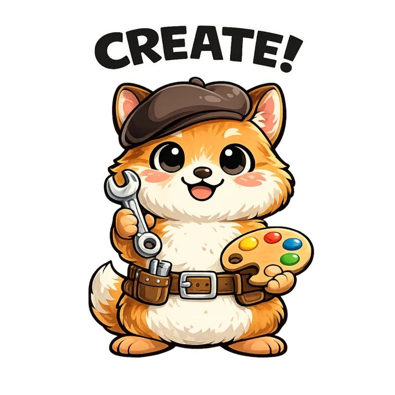 Kitten Artist Creative Workshop