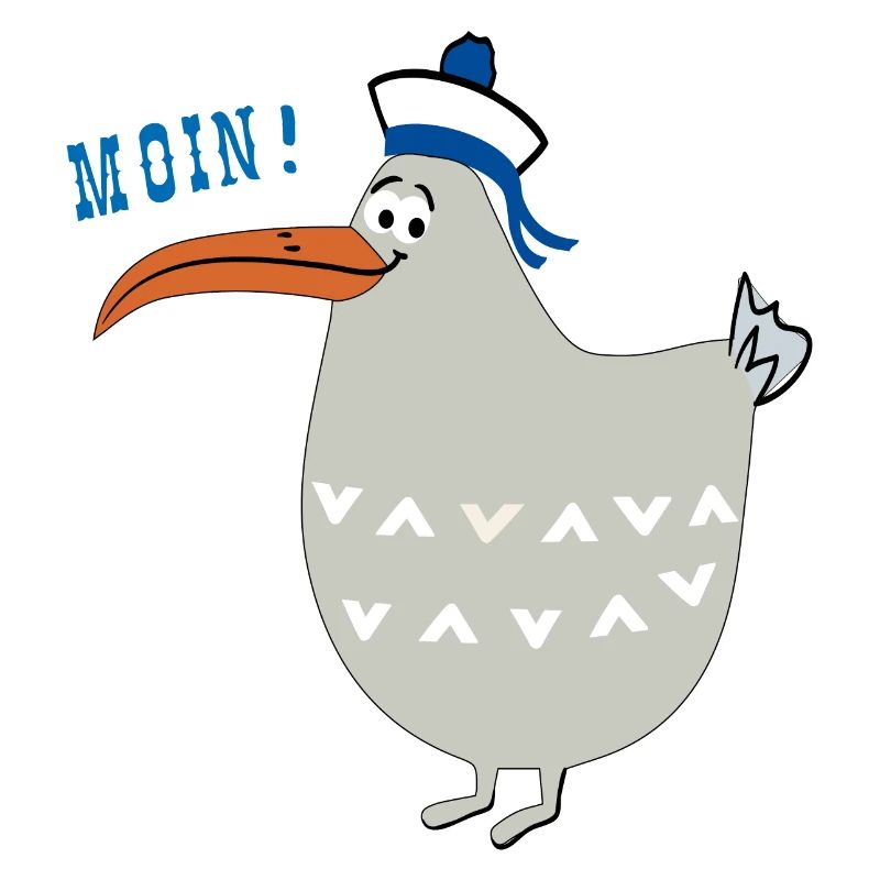Moin, maritim, Möwe