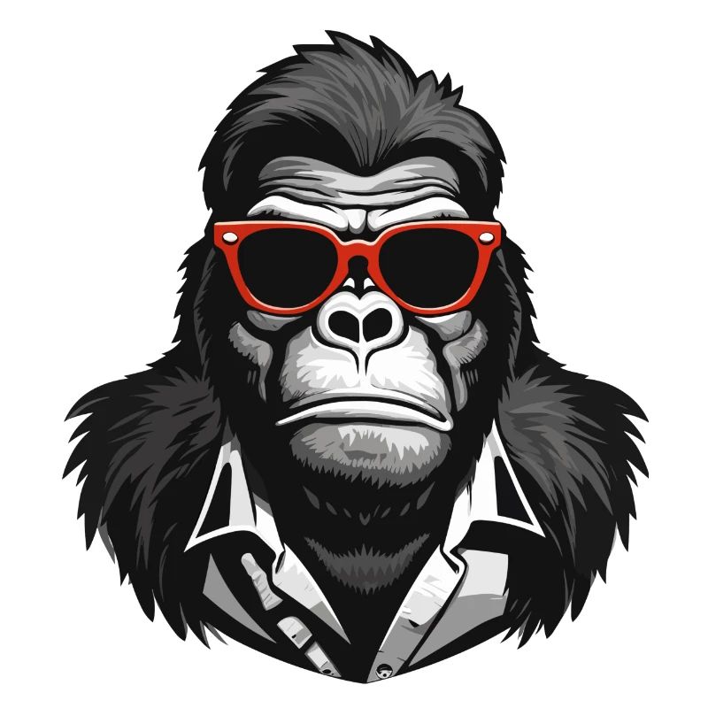 gorilla, monkey, primate