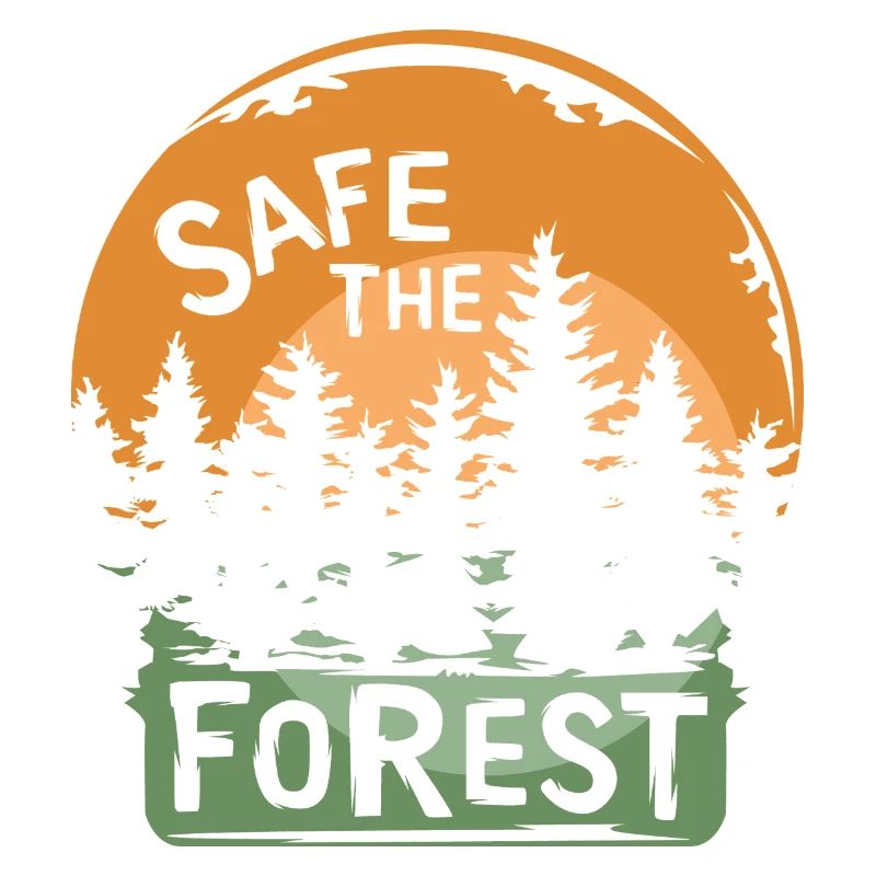 en sécurité dans la forêt - Amis de la forêt et coucher de soleil