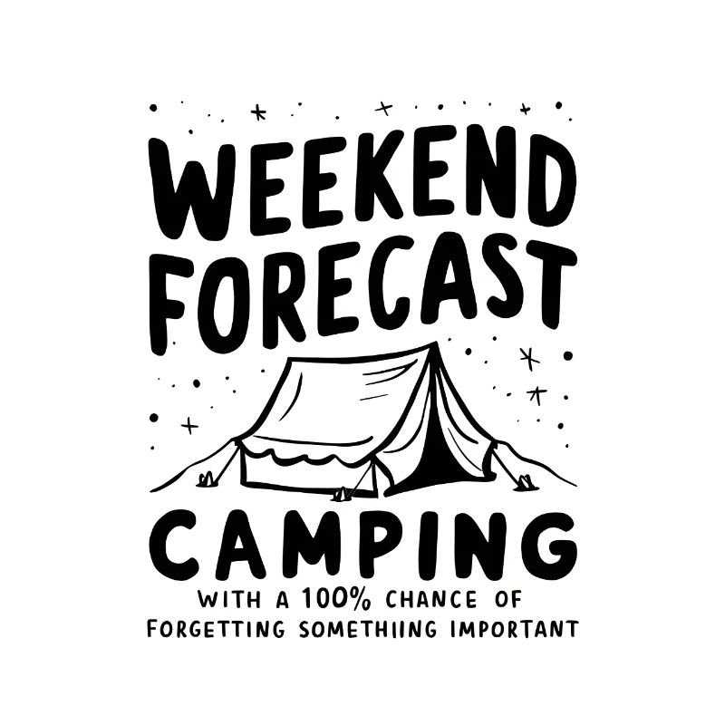 Prévisions de camping pour le week-end