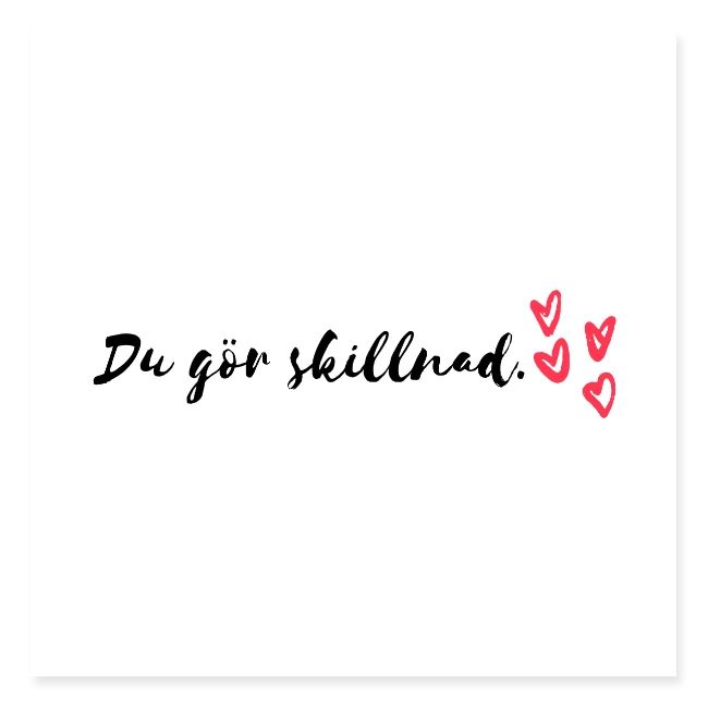 Du gör skillnad