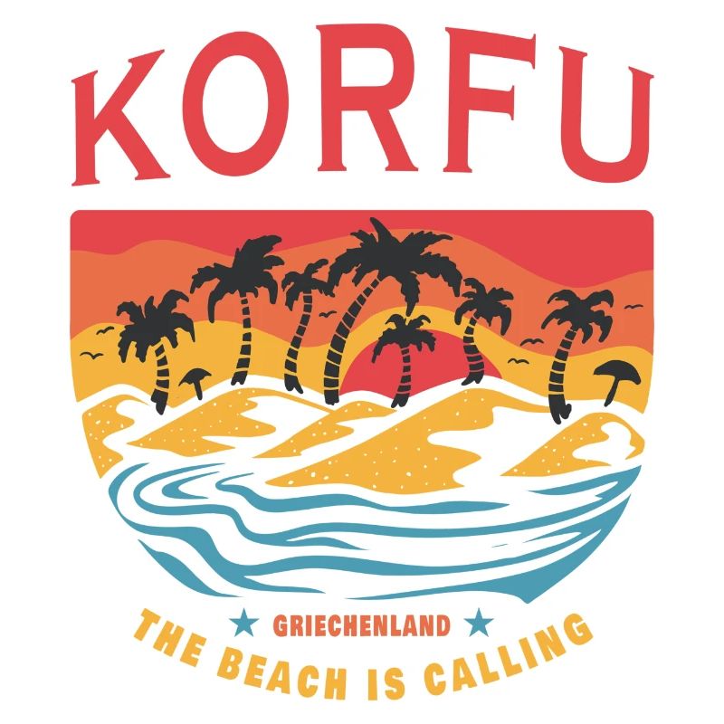 Corfou Grèce Beach Design