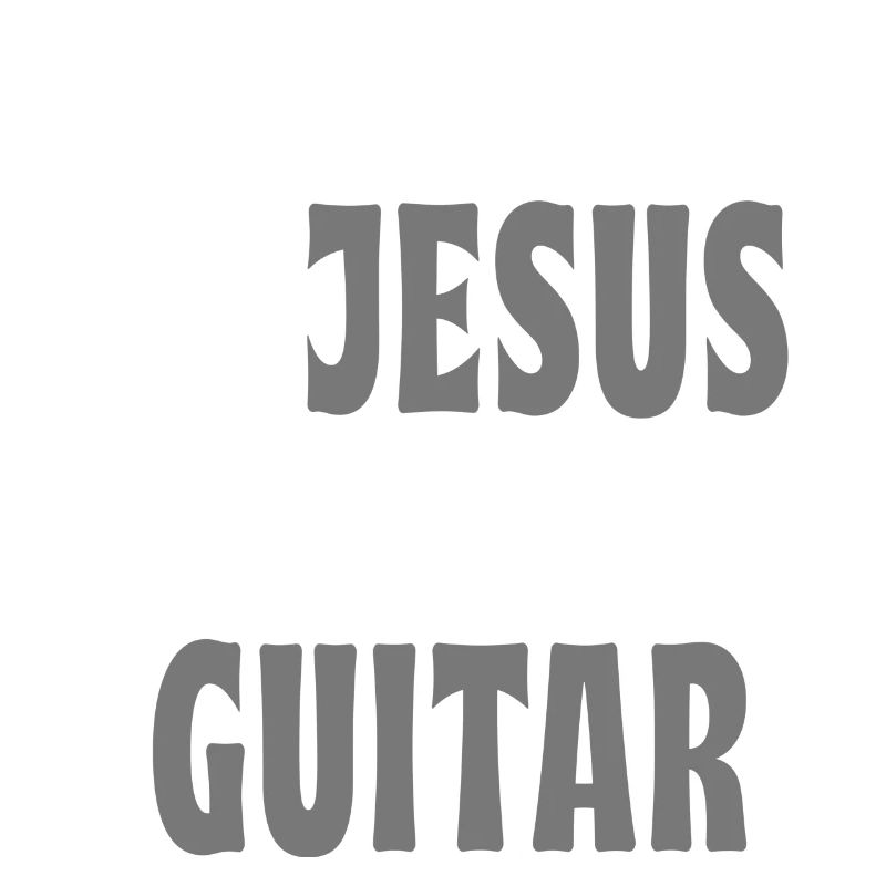 This boy is playing Jesus and guitar