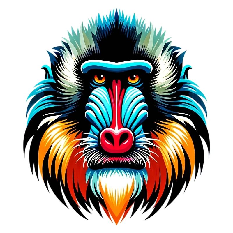 Mandrill monkey