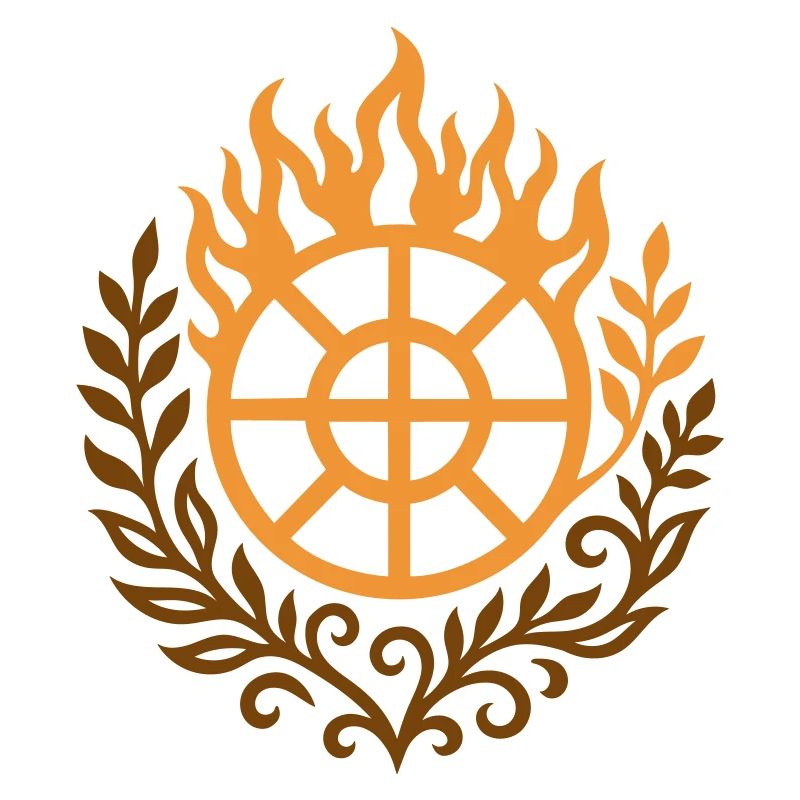 Litha Fire Wheel - Solar Power at Midsummer