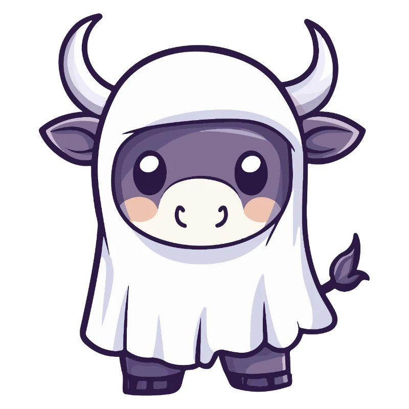 Stier Halloween Geist