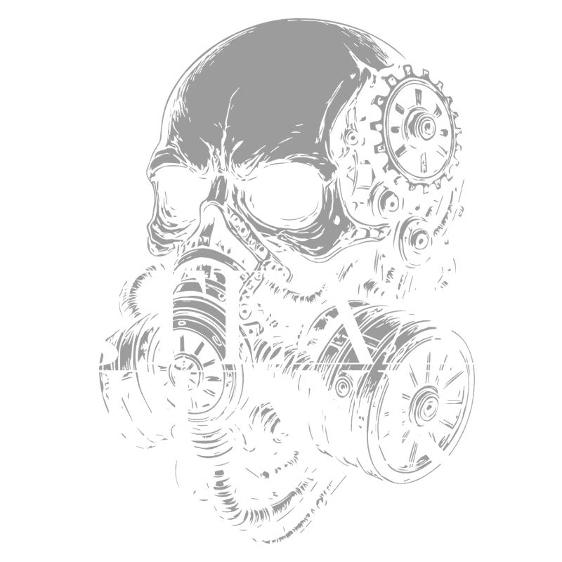 Steampunk Skull Gearwork