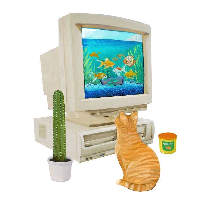 90s PC Fishbowl