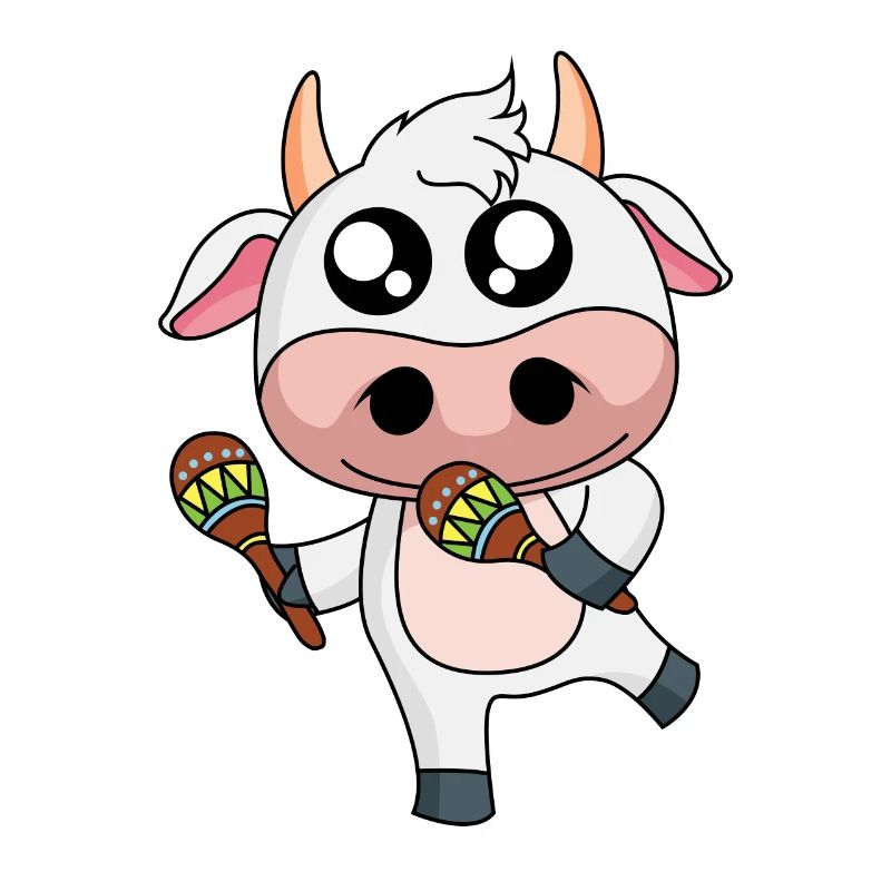 Salsa Dancing Dairy Cow