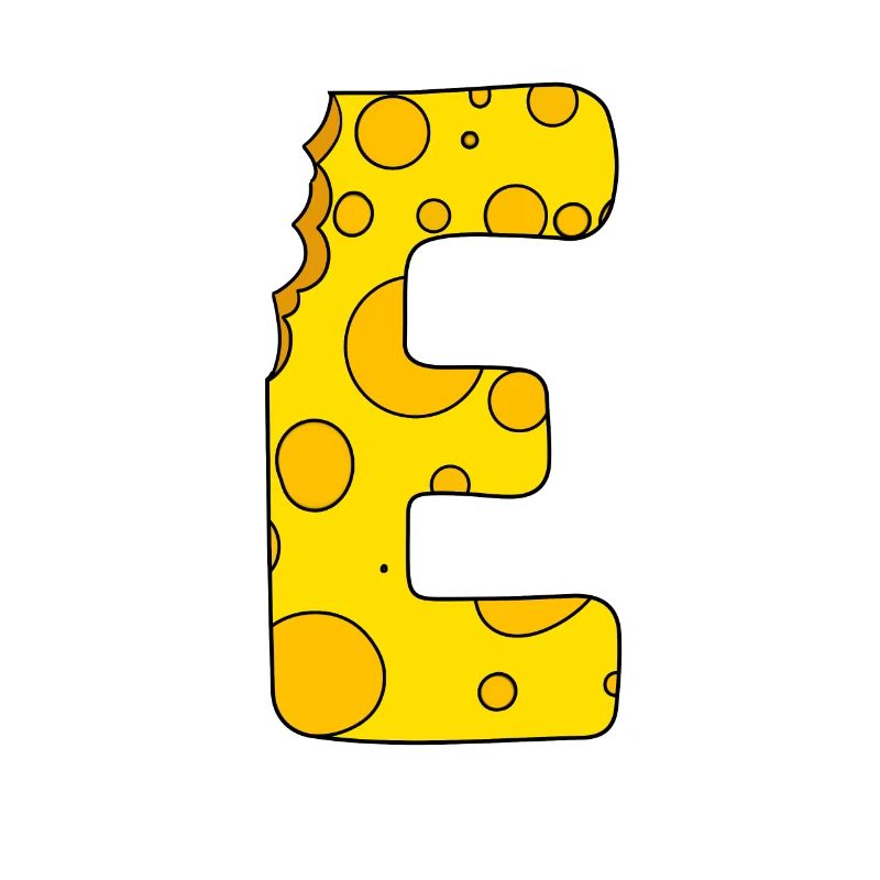 Letter E