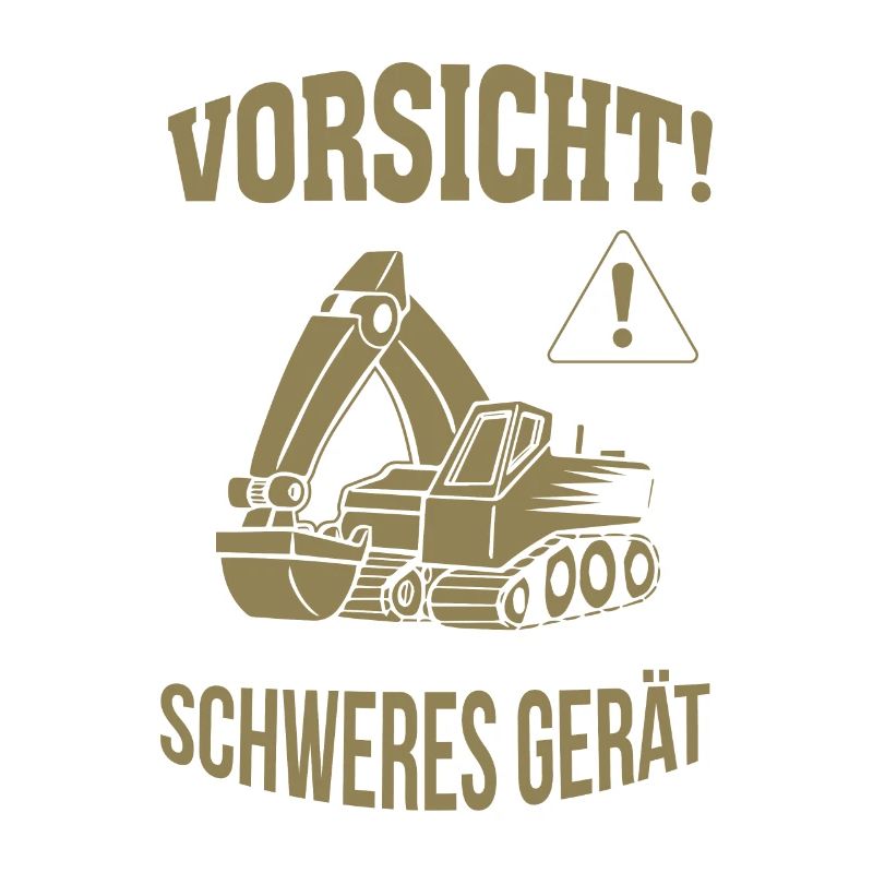 Bagger Baggerfahrer Baugeräteführer Schweres Gerät