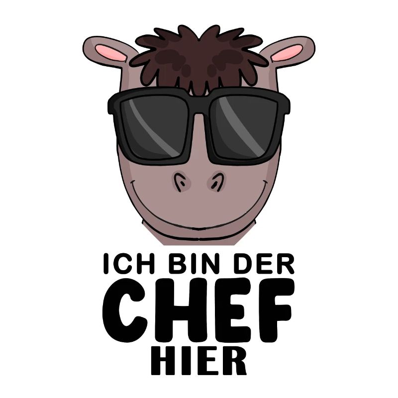Cool Pferd Chef Spruch