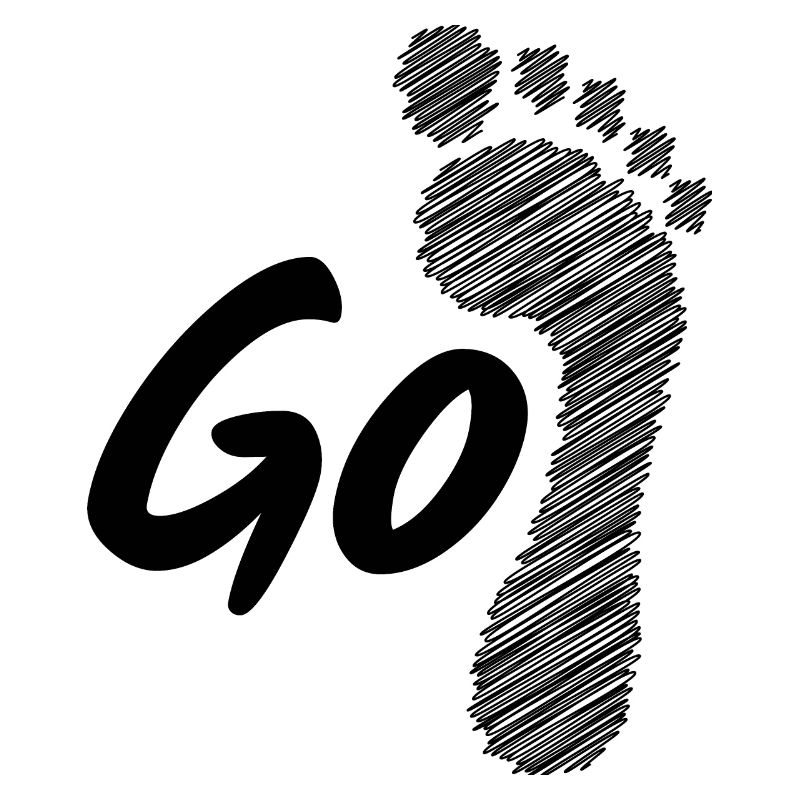 Go barefoot - walk barefoot