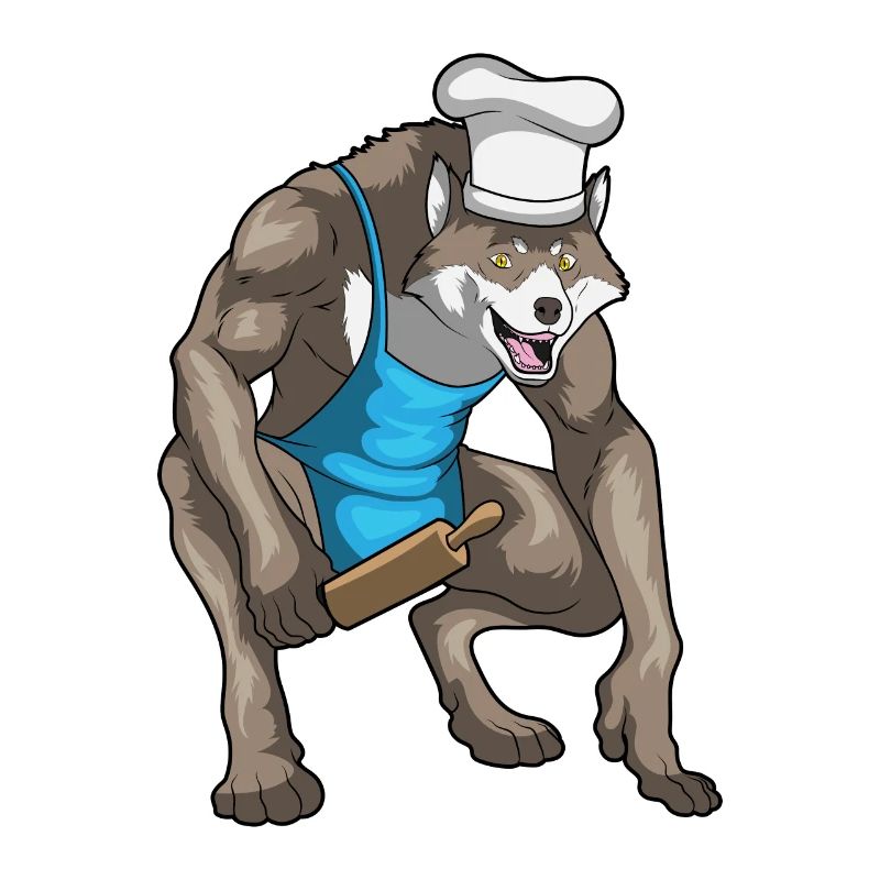 Werwolf Halloween Bäcker