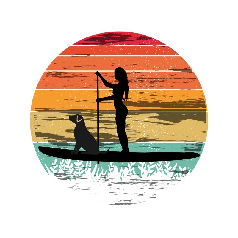 Paddleboard avec chien - Tee paddleboard