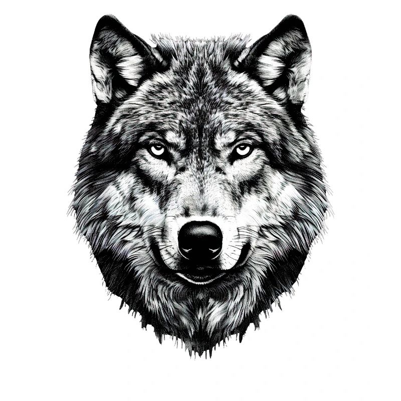 Loup Motif Loups Wolf Pack Gris Wolfhound Wolf