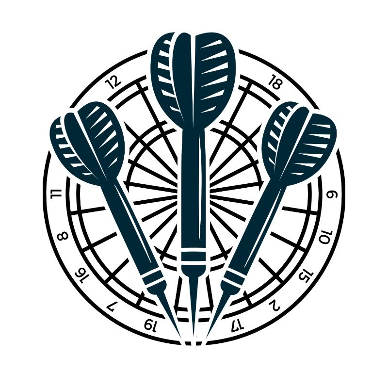 Darts Trio Arrow Art