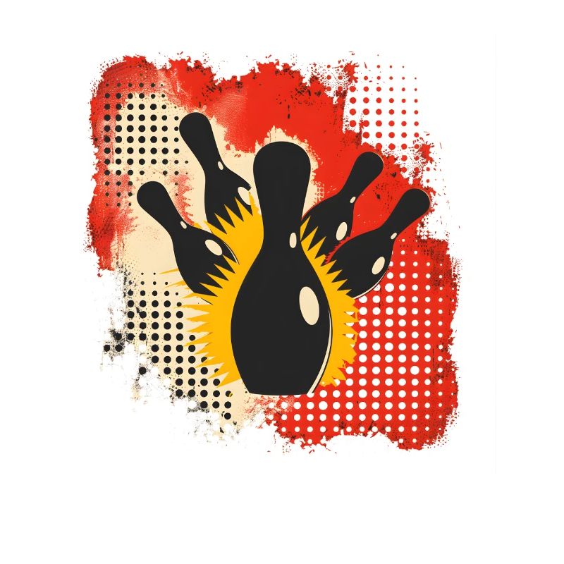 Bowling Éclaboussures de couleur