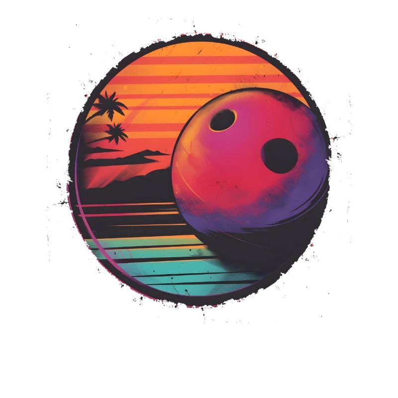Boule de bowling Retrowave