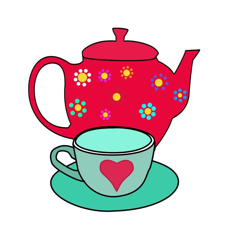 Teapot Tea Teacup Breakfast Drinks