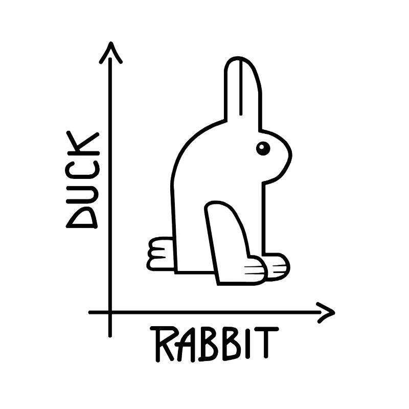 Duck or rabbit Optical Illusion