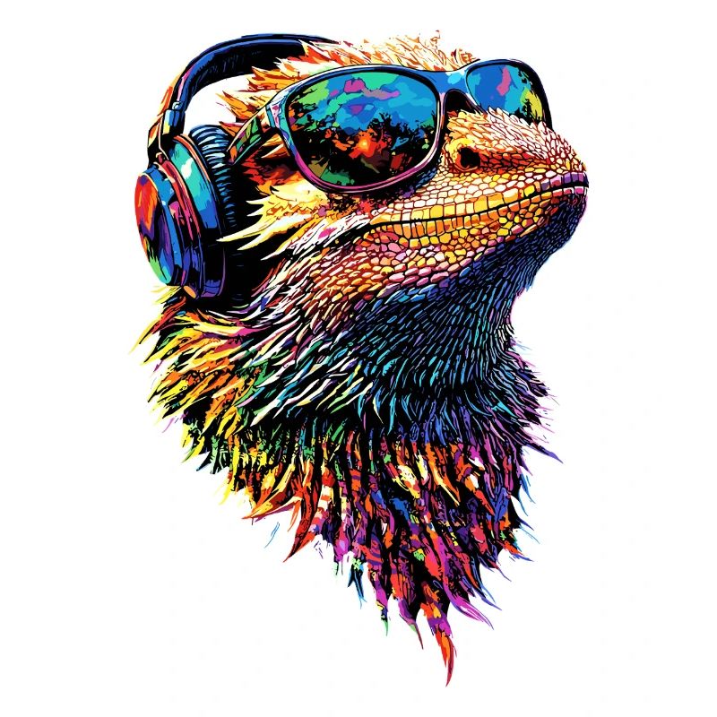 Bartagame Echse Bearded Dragon Süße Bartagamen