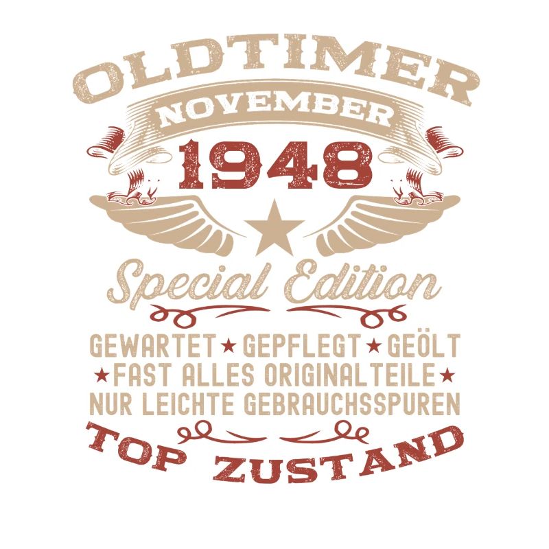 77. Geburtstag Geschenk Oldtimer November 1948