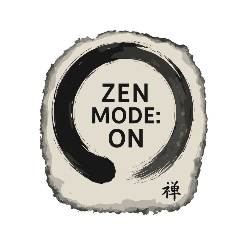 Mode Zen activé – Conception minimaliste de la pleine conscience