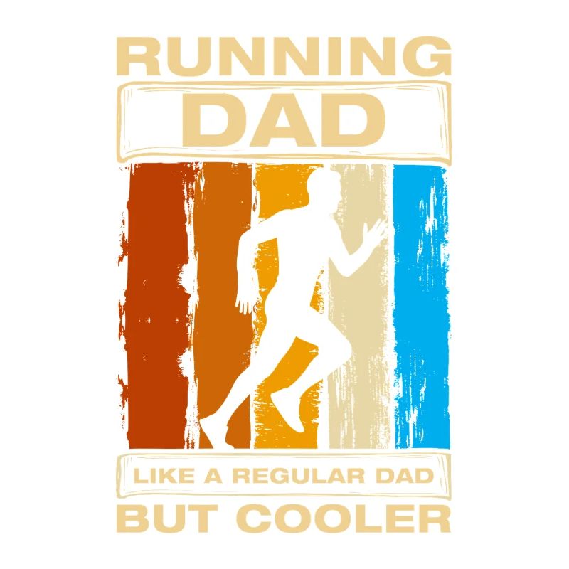 Running Dad Funny Running Jogging Runner