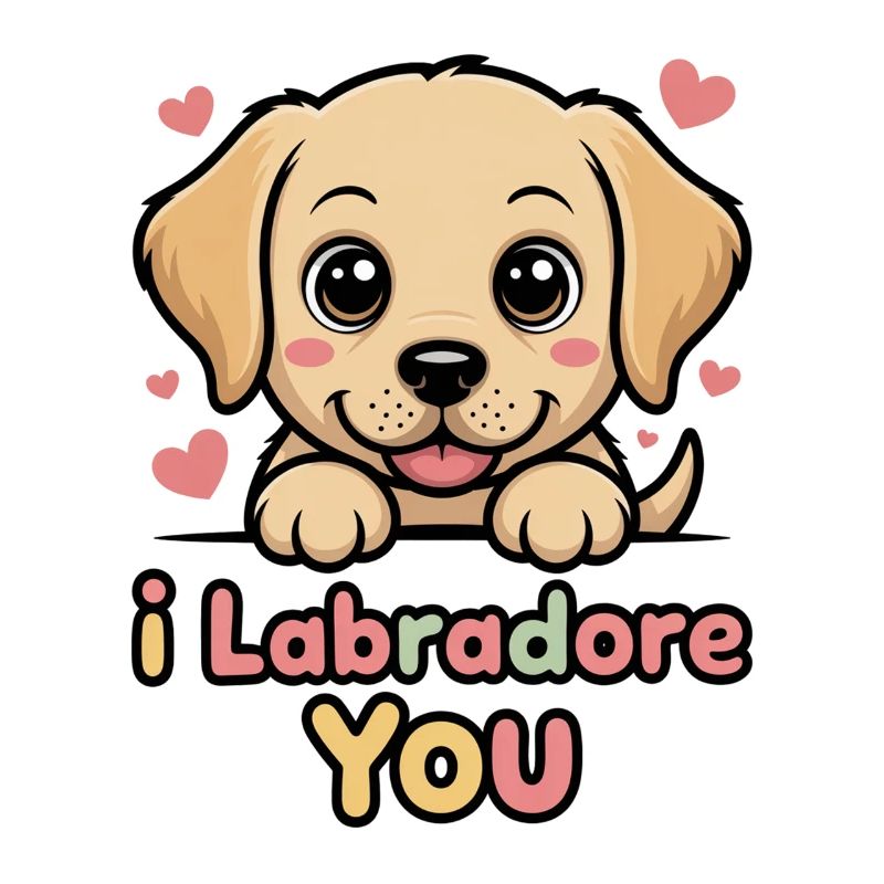 Moi, Labrador, Jeu de mots avec toi de chiot