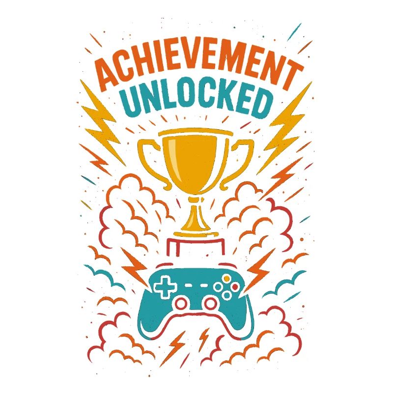 Gamer Achievement, Zocker Trophäe Geschenk