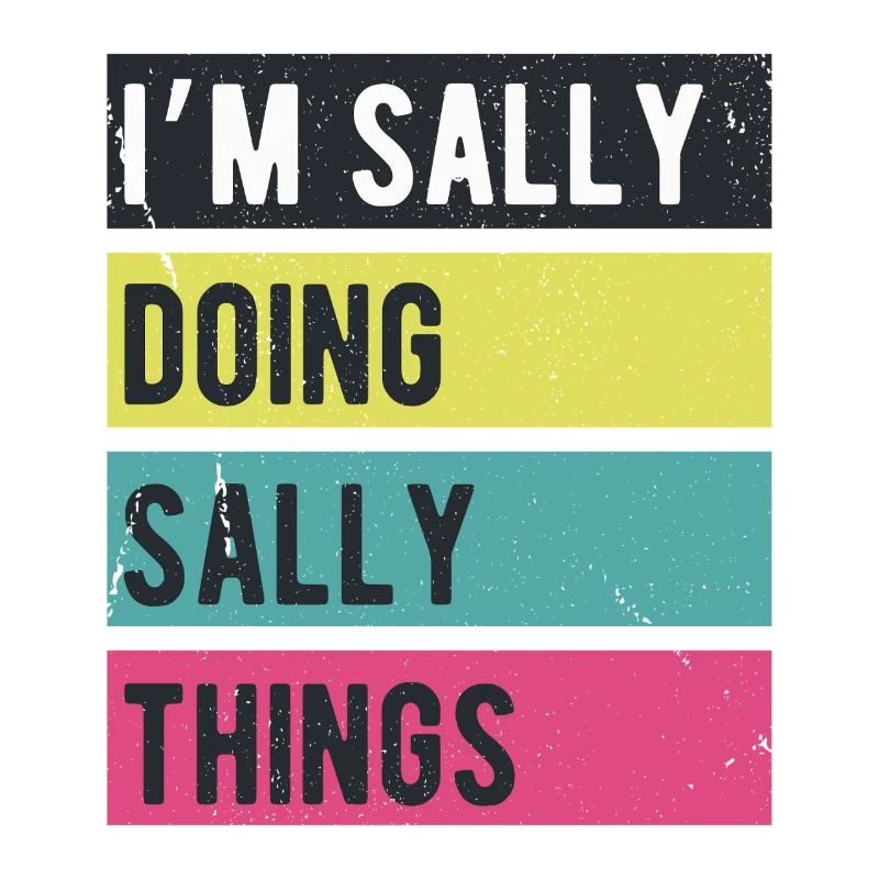 Ich mache Sally Things Retro-Farben