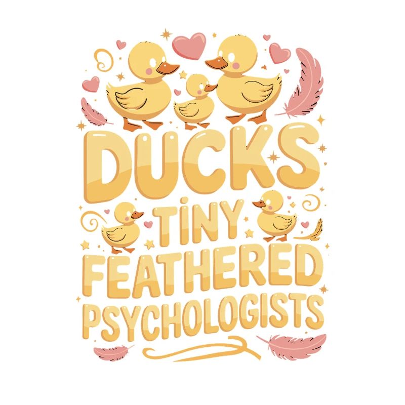 Ducks Tiny Feathered Psychologists Funny Ducks