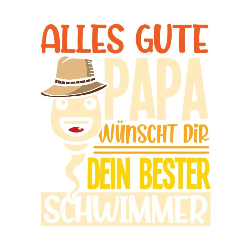 Alles Gute Papa wünscht dir dein bester Schwimmer