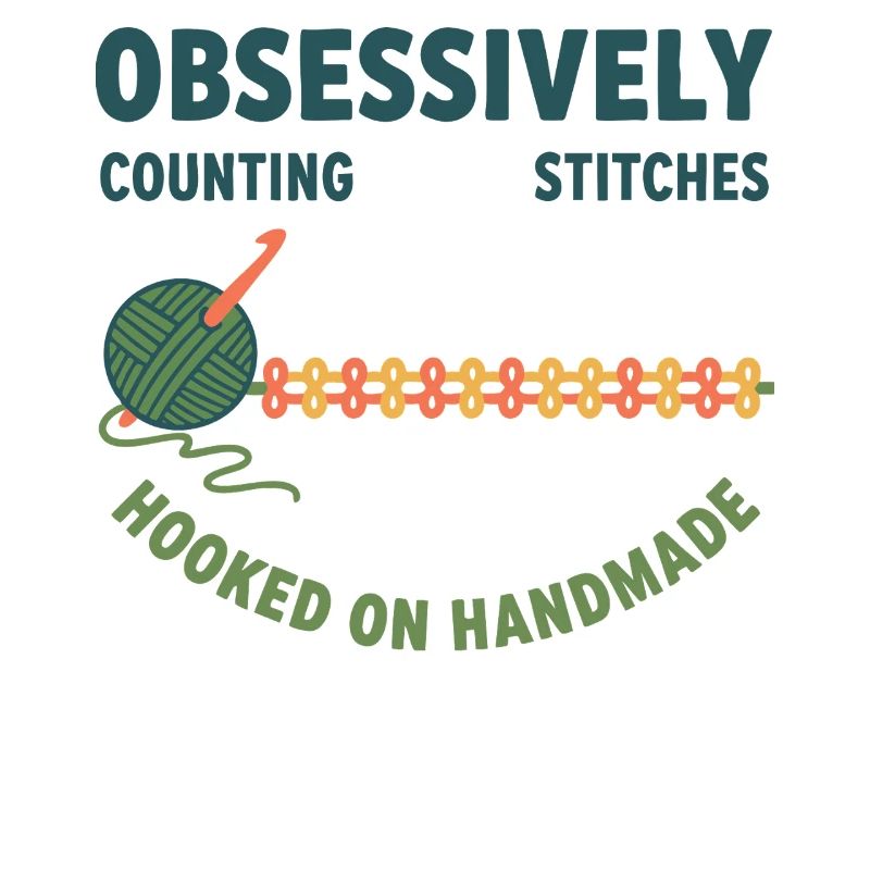 Mailles de comptage au crochet faites main