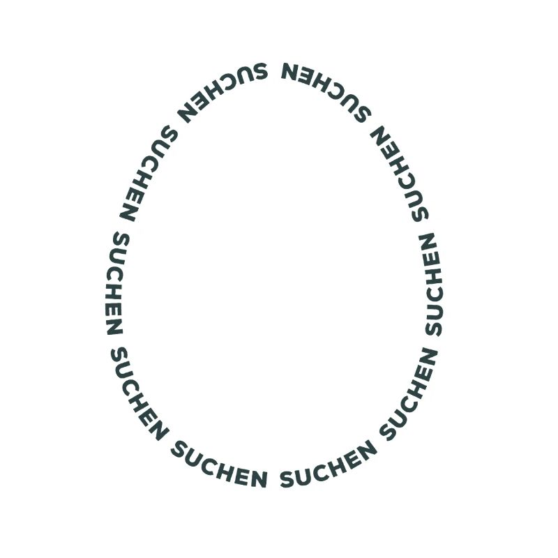Happy Easter - Easter Egg Search - Typography