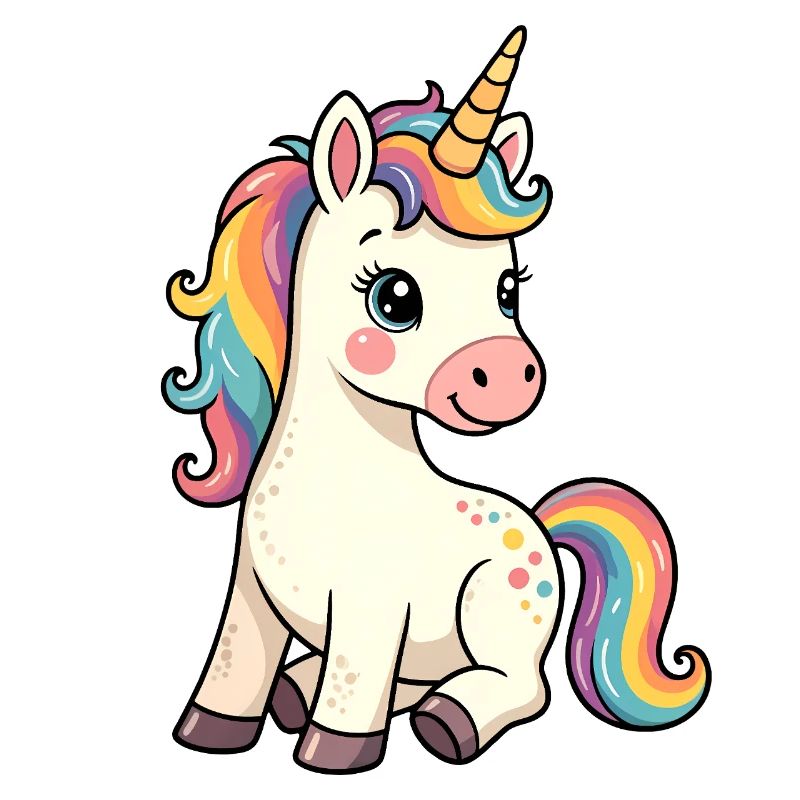 Süßes Einhorn