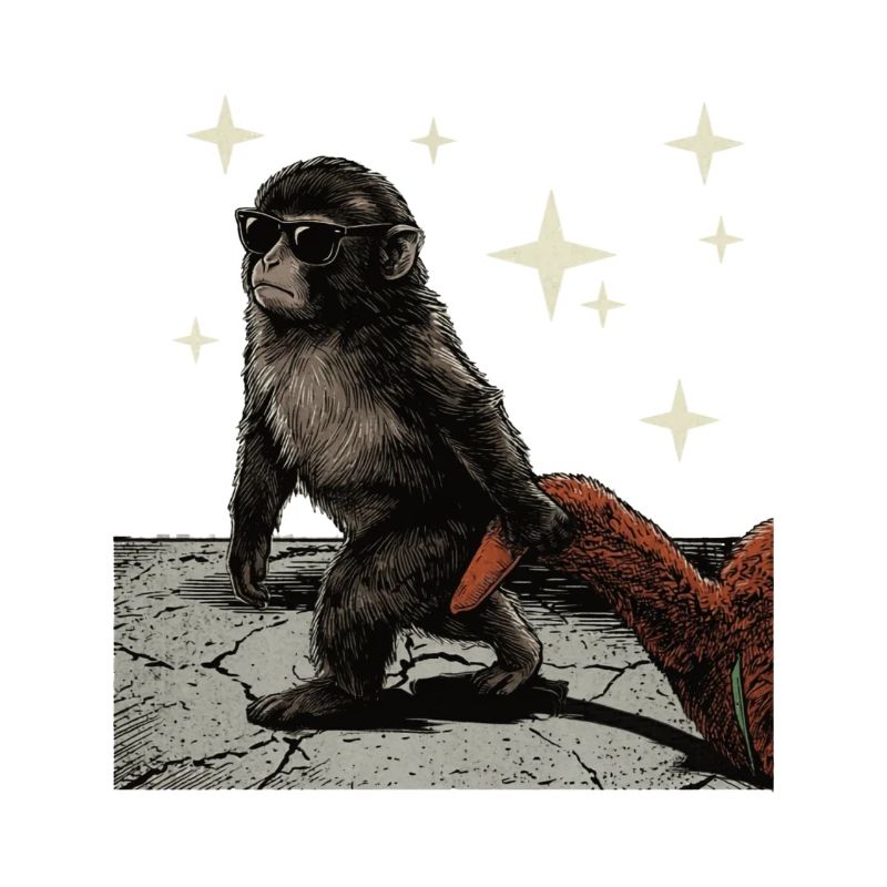 Bébé Singe Coup de Poing