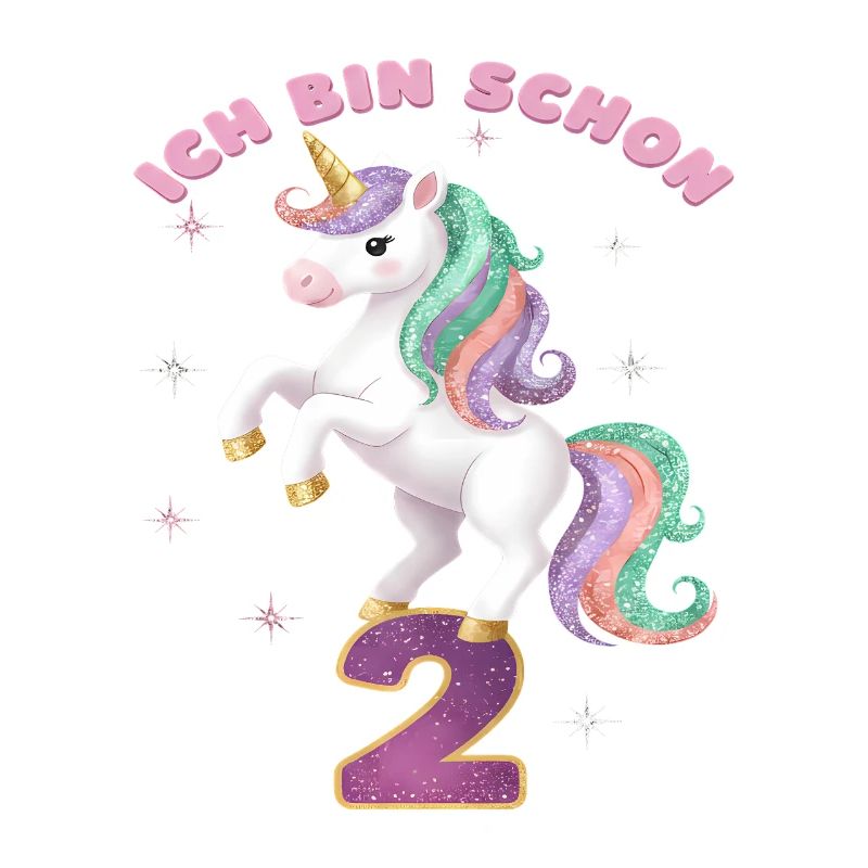 3. Geburtstag Einhorn Mädchen Ich bin schon 3