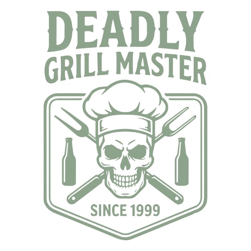 Deadly Grill Master Grilling Since 1999 Gift