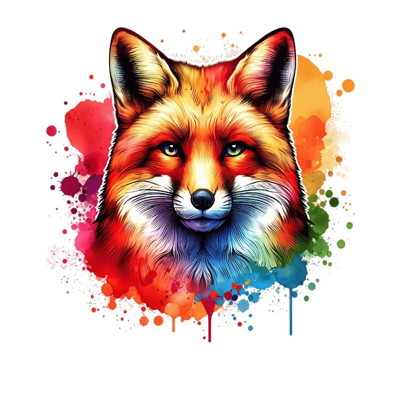 Red Fox Fox Motif