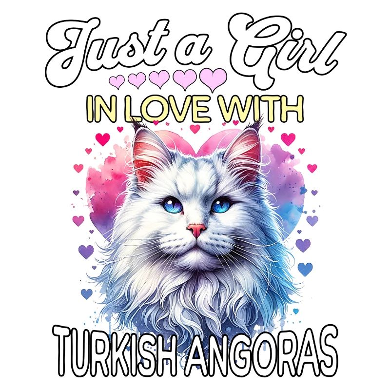 Türkisch Angorakatze Mädchen