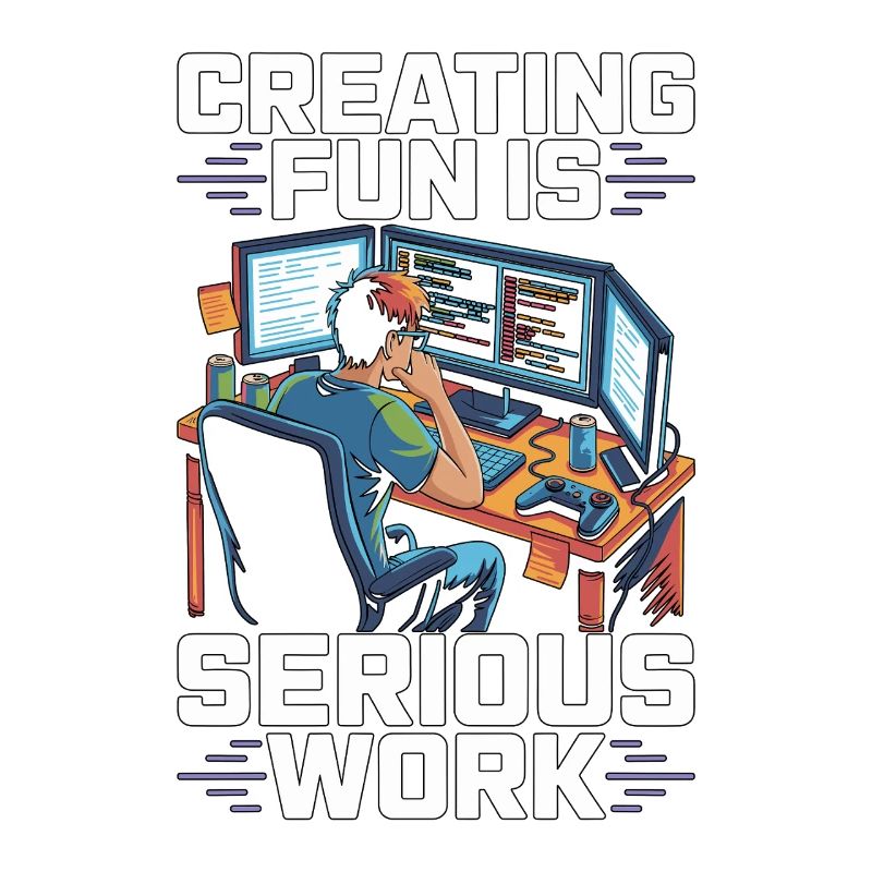 Game Developer Creating Fun Is Game Programmer