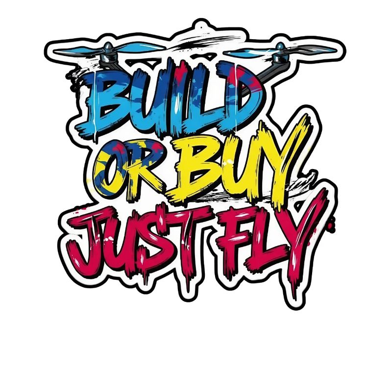 Construis ou achète un tee Just Fly Drone