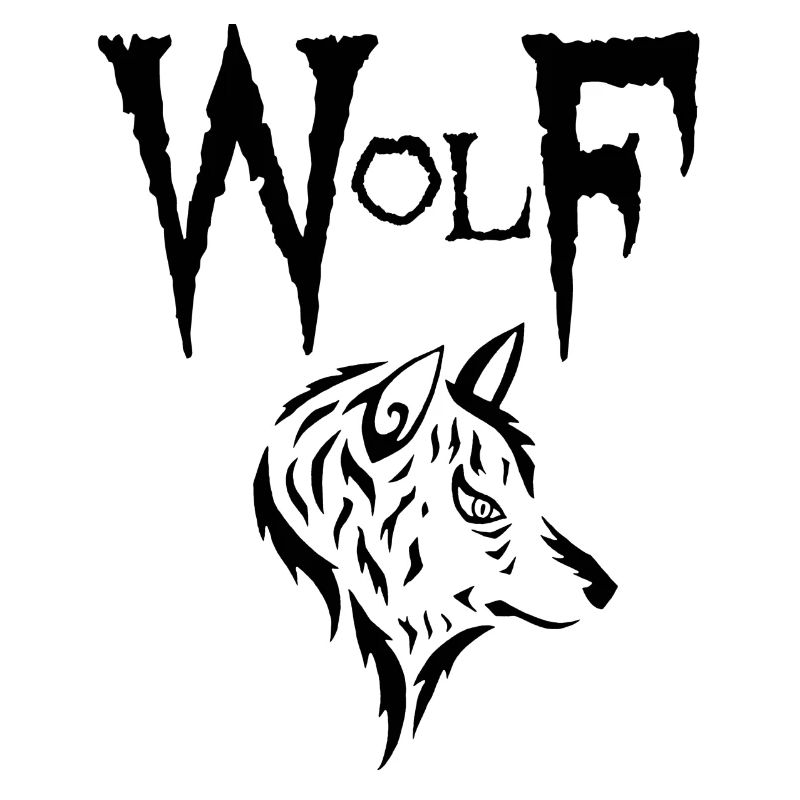 Schwarzer Wolf